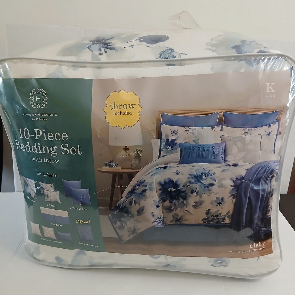 HOME EXPRESSIONS 10 PIECE BEDDING - Picture 9 of 16